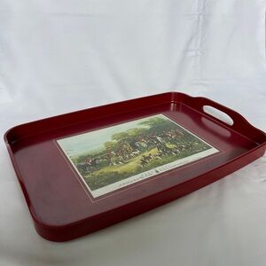 Red Serving Tray, Bury Hunt print